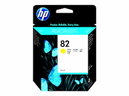 HP 82 - yellow - original - ink cartridge