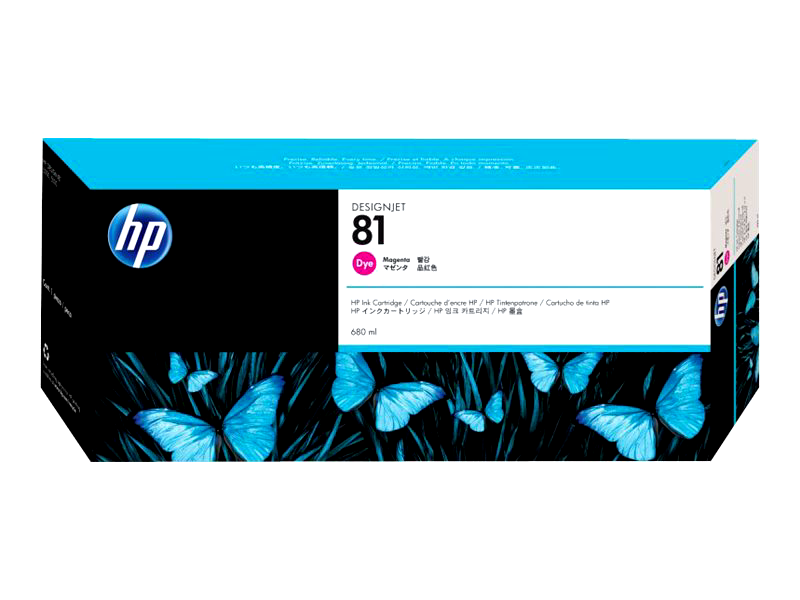 HP 81 - magenta - original - ink cartridge