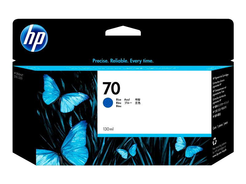 HP 70 - blue - original - DesignJet - ink cartridge
