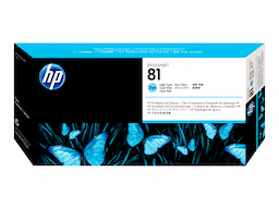 HP 81 - light cyan - printhead with cleaner