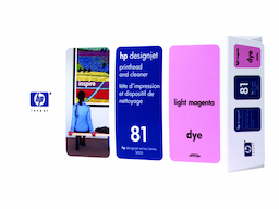HP 81 - light magenta - printhead with cleaner