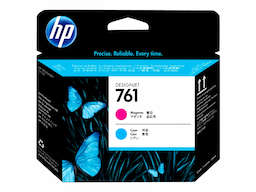 HP 761 - cyan, magenta - printhead