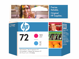 HP 72 - cyan, magenta - printhead