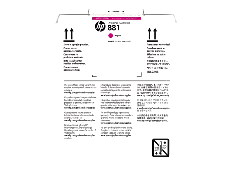 HP 881 - magenta - original - ink cartridge