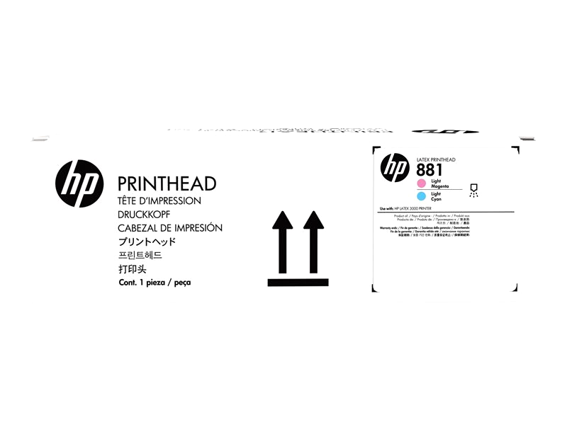 HP 881 - light magenta, light cyan - original - printhead
