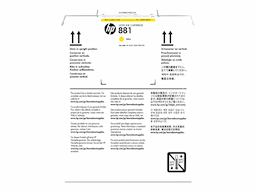HP 881 - yellow - original - ink cartridge