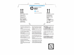 HP 881 - light cyan - original - ink cartridge