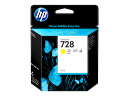 HP 728 - yellow - original - DesignJet - ink cartridge