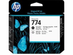 HP 774 - light grey, photo black - printhead
