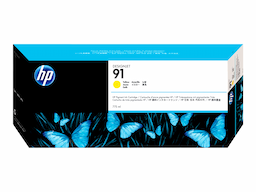 HP 91 - yellow - original - DesignJet - ink cartridge