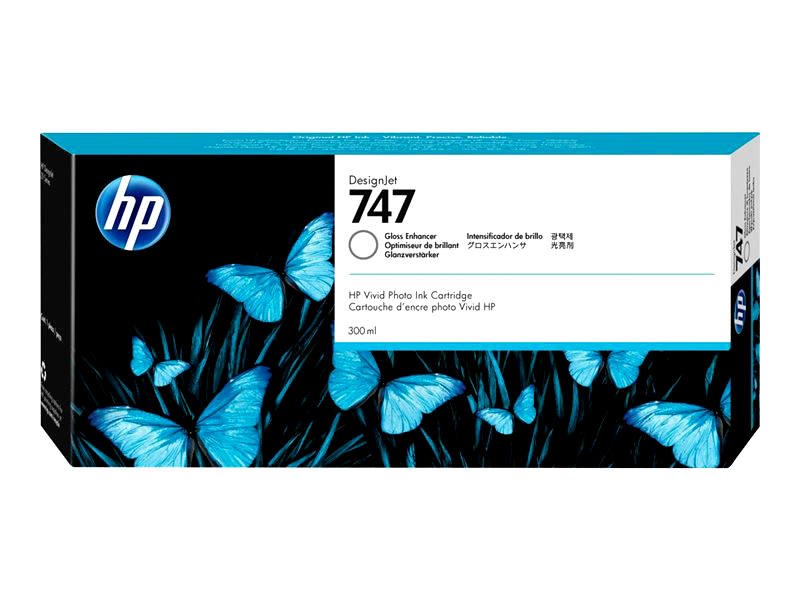 HP 747 - gloss enhancer - original - DesignJet - ink cartridge