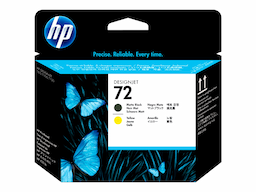 HP C9384A 72 - yellow, matte black - printhead