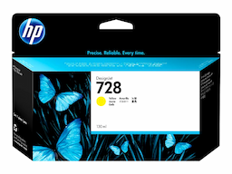 HP 728 - yellow - original - DesignJet - ink cartridge