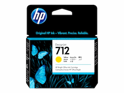 HP 712 - yellow - original - DesignJet - ink cartridge