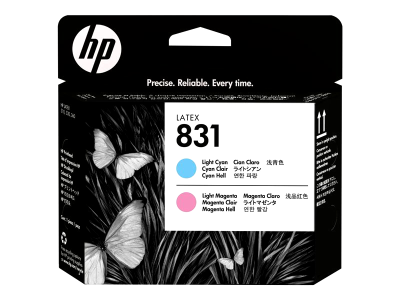HP 831 - light magenta, light cyan - printhead