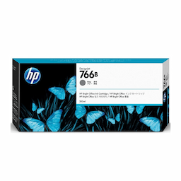 HP 766B 300-ml Gray DesignJet Ink Cartridge - 3Ed56A