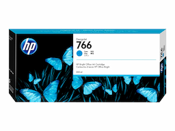 HP 766 - cyan - original - DesignJet - ink cartridge