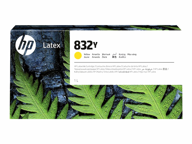 HP 4UV08A, 832Y, Yellow, Original Latex Ink Cartridge