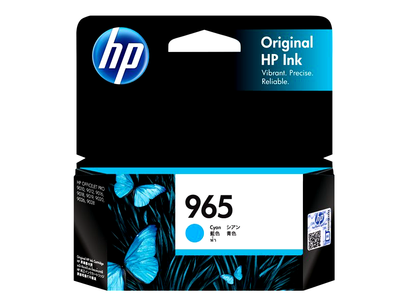 HP 965 - cyan - original - ink cartridge
