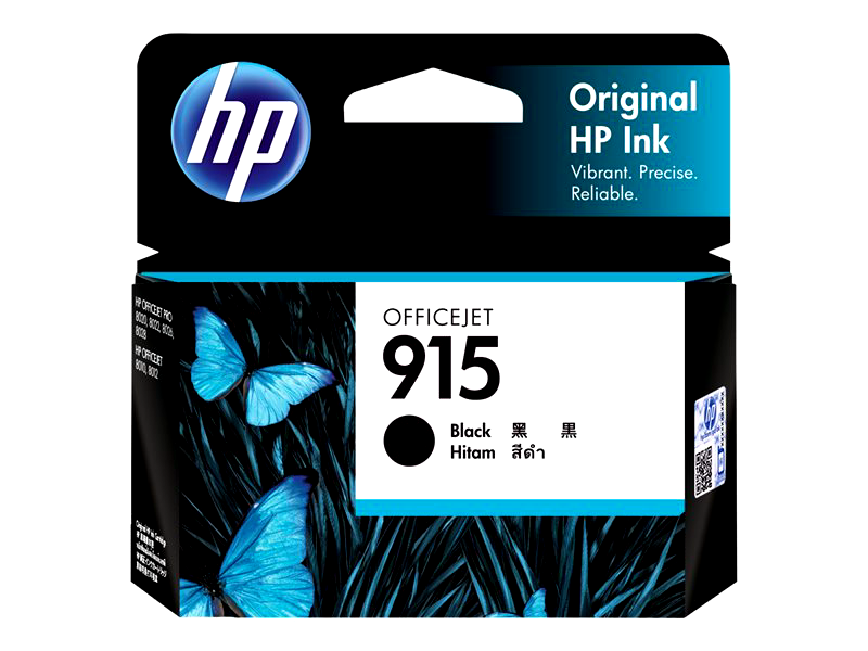 HP 915 - black - original - ink cartridge