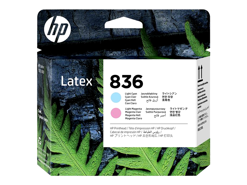 HP 836 - light magenta, light cyan - original - Latex - printhead
