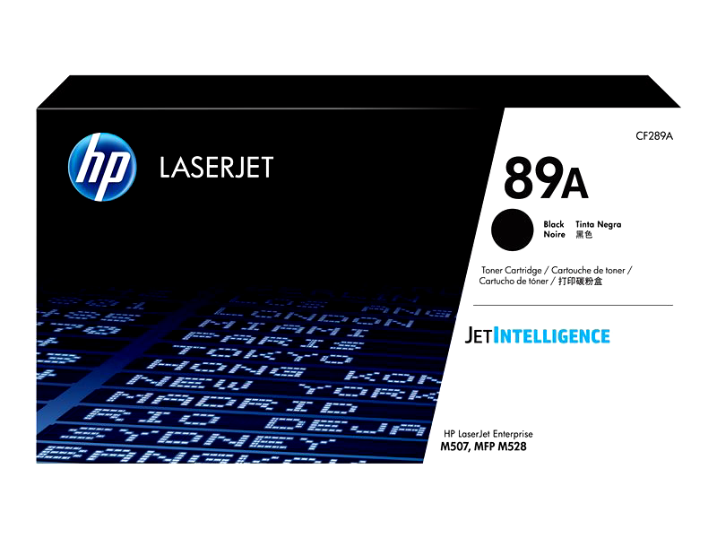 HP 89A - black - original - LaserJet - toner cartridge (CF289A)