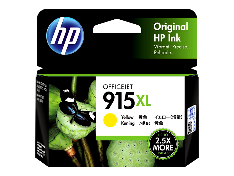 HP 915XL - High Yield - yellow - original - ink cartridge