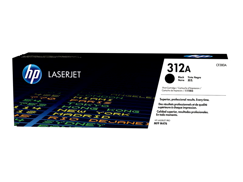 HP 312A - black - original - LaserJet - toner cartridge (CF380A)