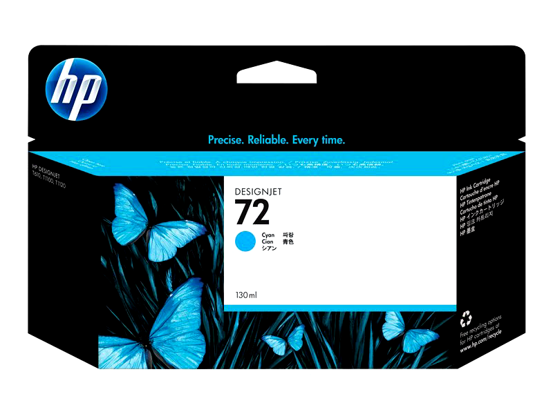 HP 72 - cyan - original - DesignJet - ink cartridge