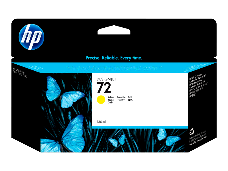HP 72 - yellow - original - DesignJet - ink cartridge