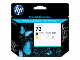 HP 72 - yellow, matte black - printhead