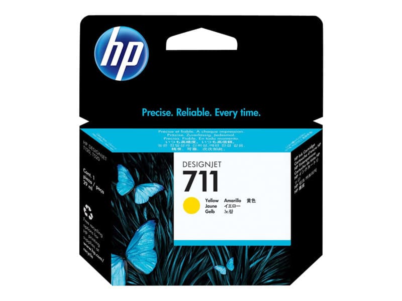 HP 711 - yellow - original - DesignJet - ink cartridge