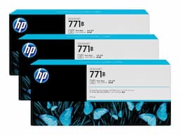 HP 771B - 3-pack - photo black - original - DesignJet - ink cartridge