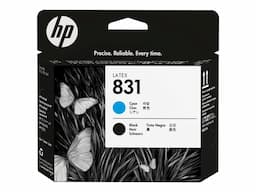 HP 831 - black, cyan - printhead