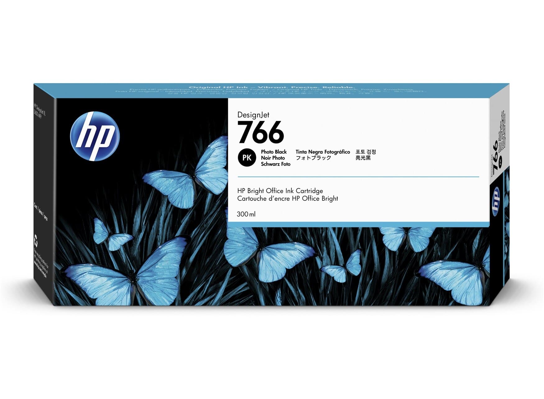 HP 766 - photo black - original - DesignJet - ink cartridge