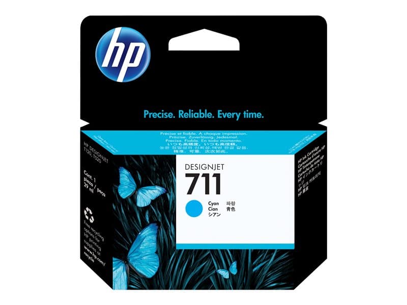 HP 711 - cyan - original - DesignJet - ink cartridge