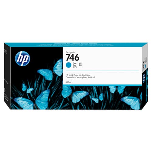 HP 746B - cyan - original - DesignJet - ink cartridge