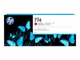 HP 774 - 3-pack - chromatic red - original - DesignJet - ink cartridge