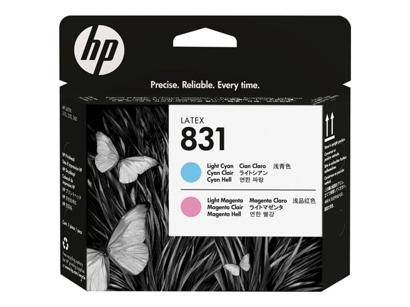 HP 831 - light magenta, light cyan - printhead
