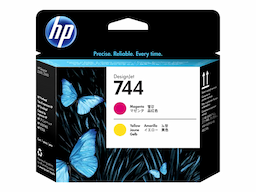 HP 744 - yellow, magenta - printhead