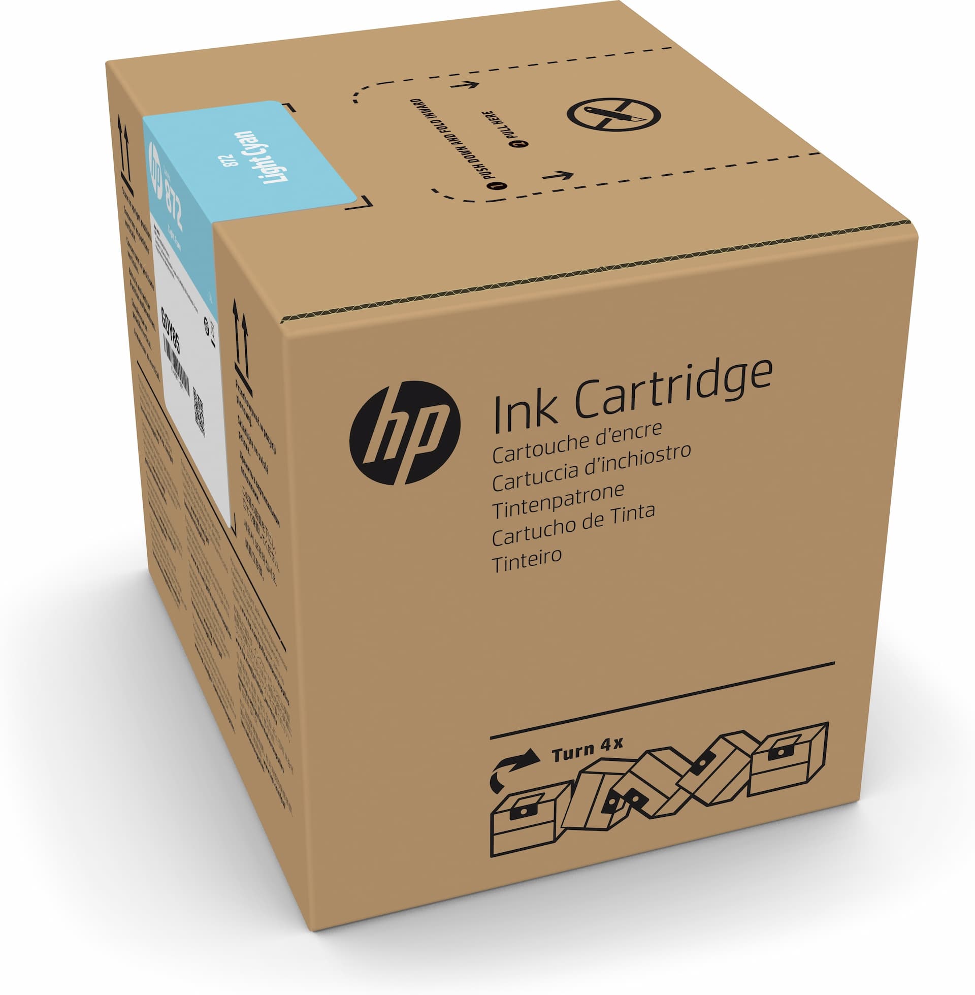 HP 872 3L Light Cyan Latex Ink Cartridge (G0Z05A)