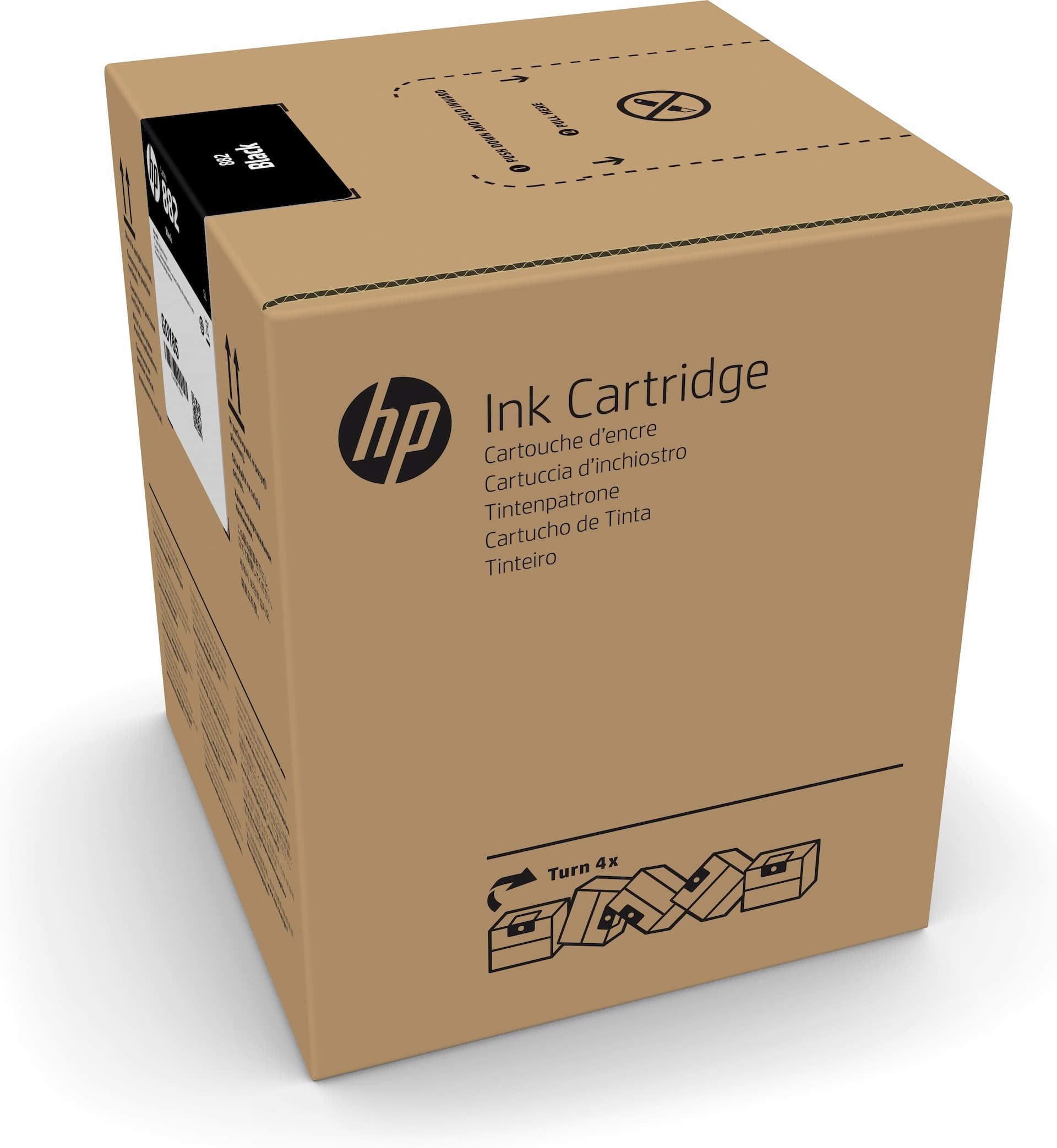 HP G0Z13A 882 5-liter Black Latex Ink Cartridge