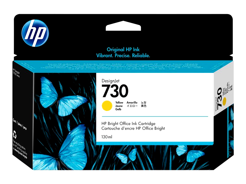 HP 730 - yellow - original - DesignJet - ink cartridge