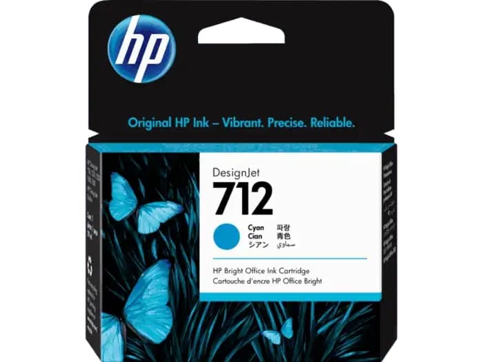 HP 712 - cyan - original - DesignJet - ink cartridge