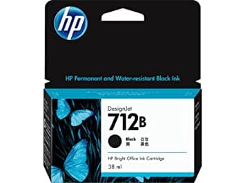 HP 712B - black - original - DesignJet - ink cartridge
