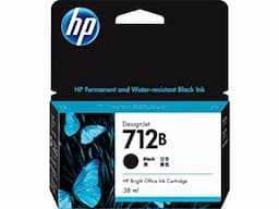 HP 712B - black - original - DesignJet - ink cartridge
