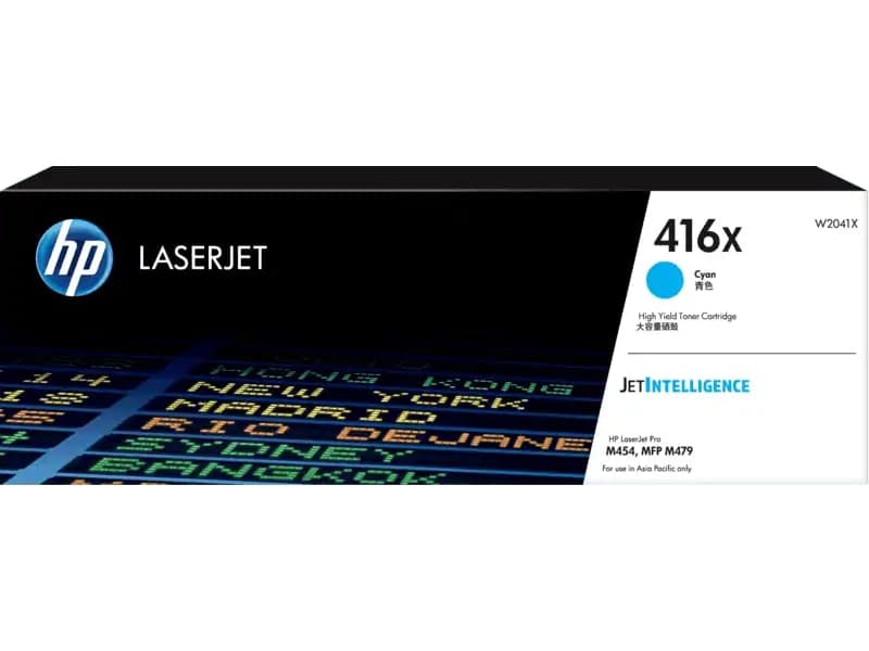HP 416X High Yield Cyan Original LaserJet Toner Cartridge (6, 000 pages)