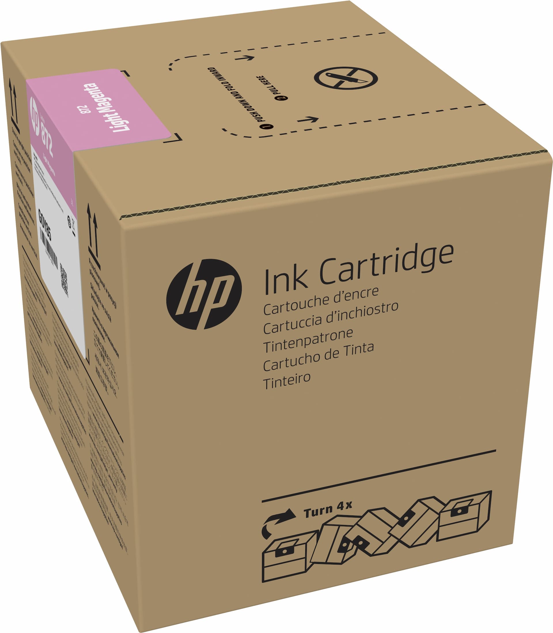 HP 872 3L Light Magenta Latex Ink Cartridge (G0Z06A)