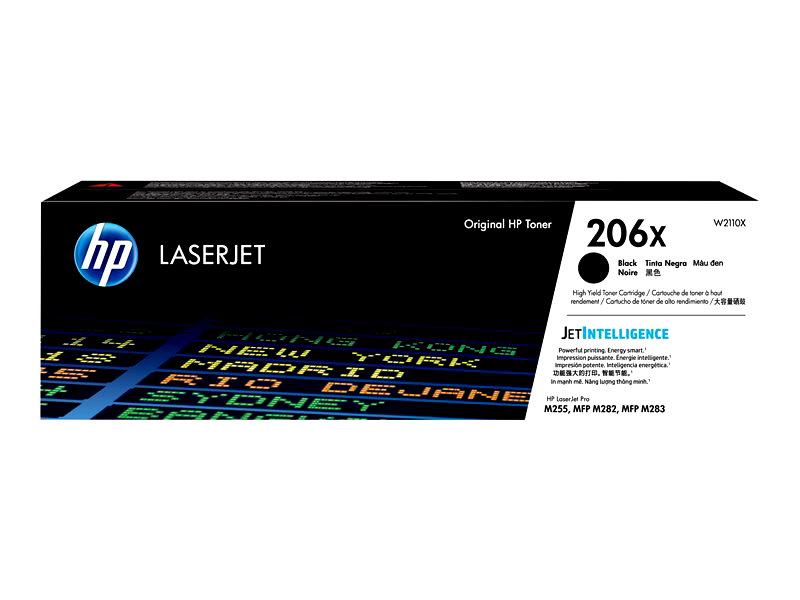 HP 206X - High Yield - black - original - LaserJet - toner cartridge (W2110X)