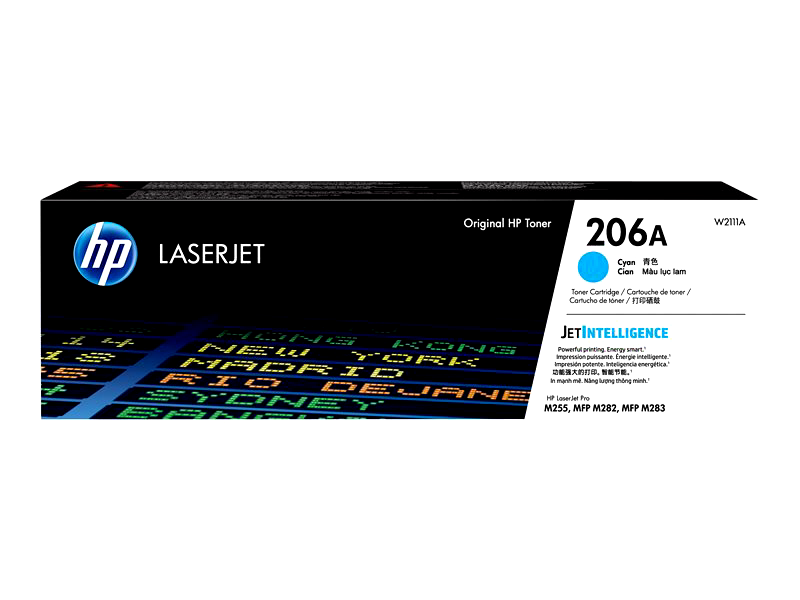 HP 206A - cyan - original - LaserJet - toner cartridge (W2111A)